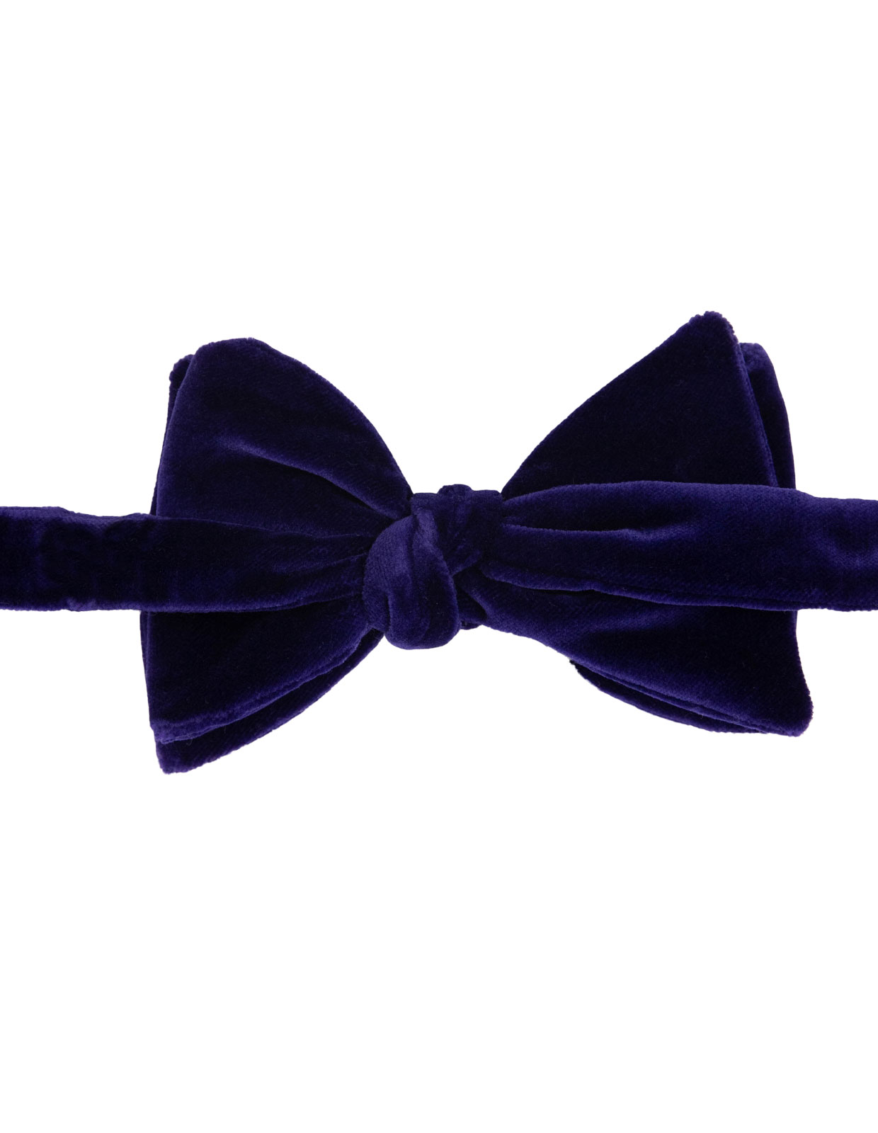 Classic Bow Tie Velvet Lilac